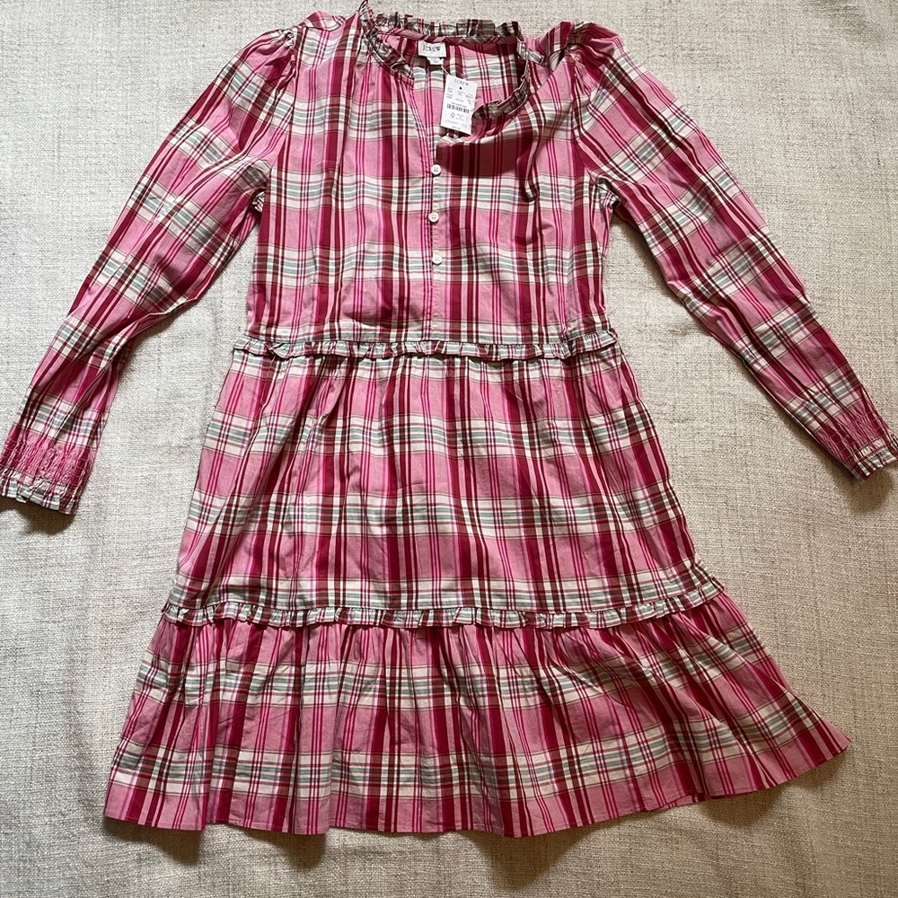 NWT J.Crew plaid dress